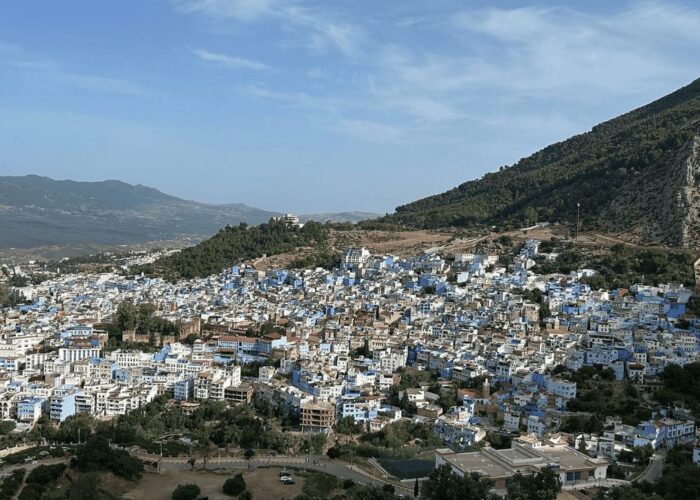 Tour Sahara con arrivo a Fes visitando kasba e deserto marocchino autentico con vista panoramica sul deserto marocchino